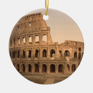Buiten het Colosseum, Rome, Italië Keramisch Ornament