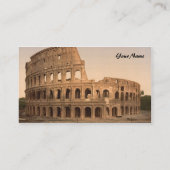 Buiten het Colosseum, Rome, Italië Visitekaartje (Achterkant)