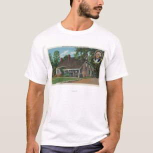 Buiten het hoofdkwartier van George Washington T-shirt