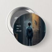 Buiten het Huis Ronde Button 7,6 Cm (Voorkant /achterkant)