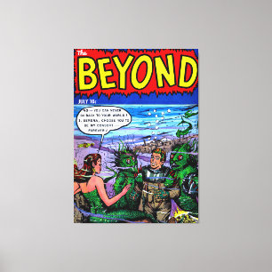 Buiten het Mermaid Kingdom Comics Canvas Afdruk