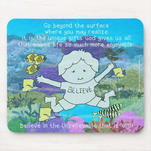 Buiten het oppervlak muismat (Voorkant)