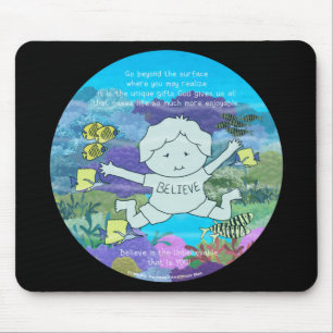 Buiten het oppervlak muismat