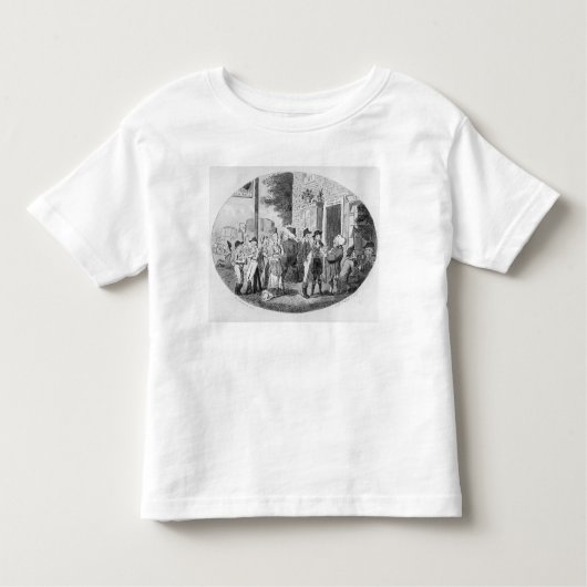 Buiten het Oude Tavern van Petten Kinder Shirts (Voorkant)