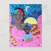 Buiten het paradijs Briefkaart (Voorkant)