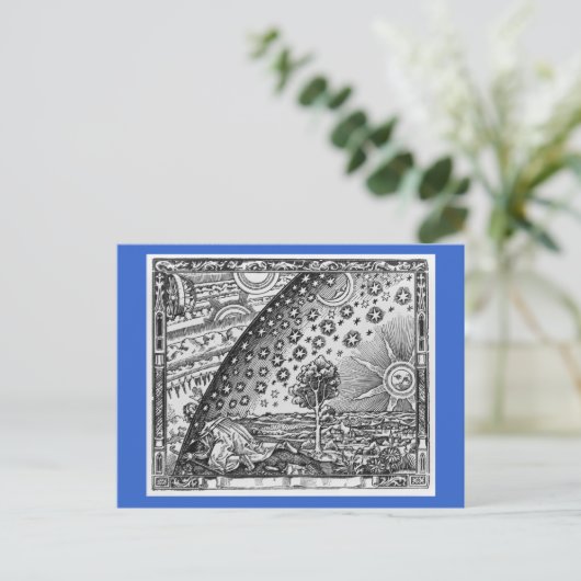 Buiten het universum briefkaart (Staand voorkant)