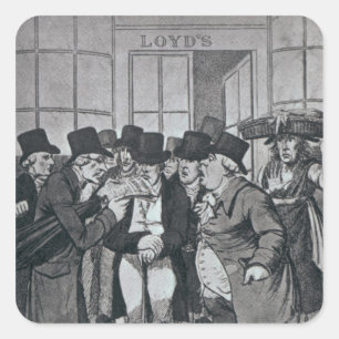 Buiten Lloyds of London Vierkante Sticker