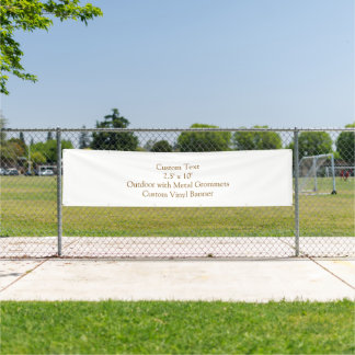 Buiten met metalen oogjes op maat 0,8m x 3m spandoek