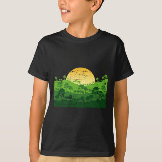 Buiten natuur bomen natuur liefhebbers zonsonderga t-shirt