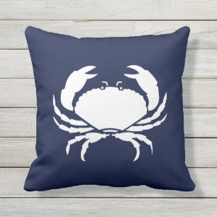 Buiten Nautical CRAB white marine omkeerbaar Buitenkussen