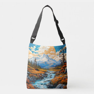 Buiten Rivierdal in de herfst Crossbody Tas