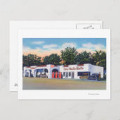 Buiten Uitzicht van Camp Walla Walla Briefkaart (Voorkant / Achterkant)