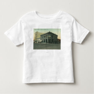 Buiten Uitzicht van de Bank en de Masonic Temple Kinder Shirts