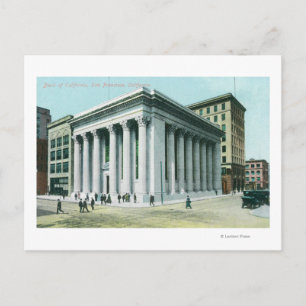 Buiten Uitzicht van de Bank of California Briefkaart