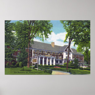 Buiten Uitzicht van de Berkshire Inn Poster