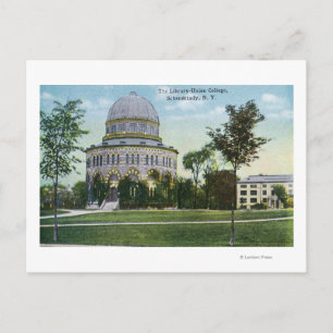 Buiten Uitzicht van de bibliotheek van de Academie Briefkaart