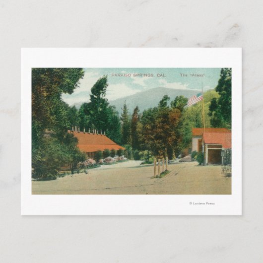 Buiten Uitzicht van de bijlage Paraiso Springs, CA Briefkaart (Voorkant)