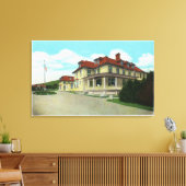 Buiten Uitzicht van de Bretton-wapens Canvas Afdruk (Insitu (Woonkamer))