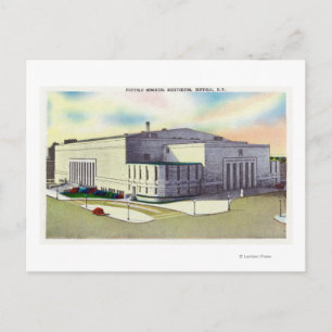 Buiten Uitzicht van de Buffalo Memorial Briefkaart