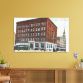 Buiten Uitzicht van de Centrale Bank BldgOakland, Canvas Afdruk (Insitu (Woonkamer))