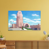 Buiten Uitzicht van de centrale terminal van NY Bl Canvas Afdruk (Insitu (Woonkamer))