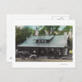 Buiten Uitzicht van de Club House Briefkaart (Voorkant / Achterkant)