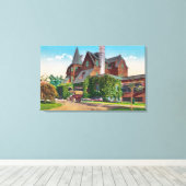 Buiten Uitzicht van de Club van Claremont Canvas Afdruk (Insitu (Houten vloer))