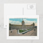 Buiten Uitzicht van de D & H en Journal Briefkaart (Voorkant / Achterkant)