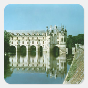 Buiten uitzicht van de Donjon Vierkante Sticker