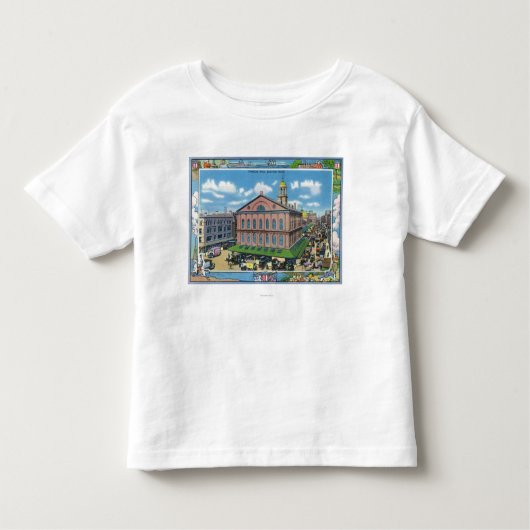 Buiten Uitzicht van de Faneuil Hall # 3 Kinder Shirts (Voorkant)