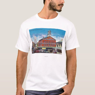 Buiten Uitzicht van de Faneuil Hall T-shirt