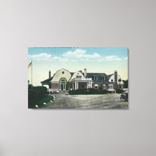 Buiten Uitzicht van de Golf Club van Mohawk Canvas Afdruk