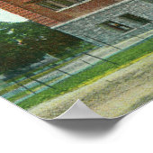 Buiten Uitzicht van de Grammatische School Poster (Hoek)