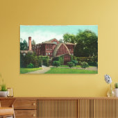 Buiten Uitzicht van de Hearst Hall, U van CA Canvas Afdruk (Insitu (Woonkamer))