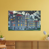 Buiten Uitzicht van de Heilige Names Academy Bldg Canvas Afdruk (Insitu (Woonkamer))