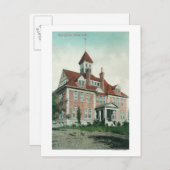 Buiten Uitzicht van de High School Yreka, CA Briefkaart (Voorkant / Achterkant)