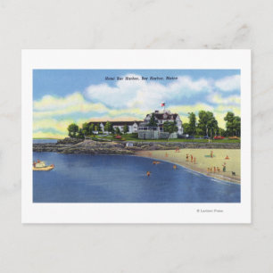 Buiten Uitzicht van de Hotel Bar Harbour Briefkaart