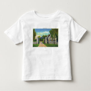 Buiten Uitzicht van de ingang Kinder Shirts