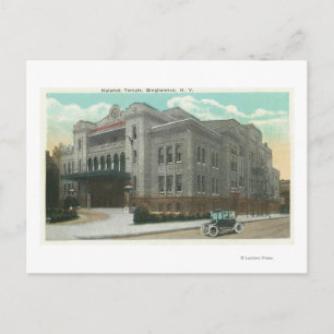 Buiten Uitzicht van de Kalurah-tempel Briefkaart