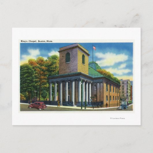 Buiten Uitzicht van de kapel van Koning Briefkaart (Voorkant)