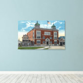 Buiten Uitzicht van de Korattempel, Shrine Canvas Afdruk (Insitu (Houten vloer))