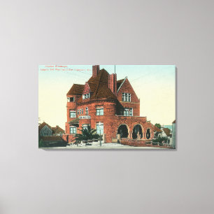 Buiten Uitzicht van de kruisingsplek Canvas Afdruk