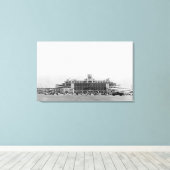 Buiten Uitzicht van de luchthaven Seattle-Tacoma I Canvas Afdruk (Insitu (Houten vloer))