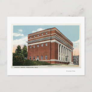 Buiten Uitzicht van de Masonic Temple 2 Briefkaart
