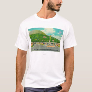 Buiten Uitzicht van de Mt. Si Motel T-shirt