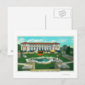 Buiten Uitzicht van de New Atascadero Inn Bungalow Briefkaart (Voorkant / Achterkant)