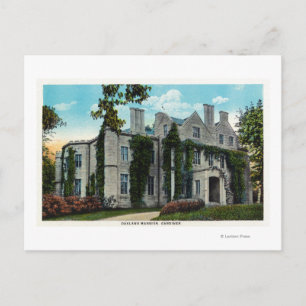 Buiten Uitzicht van de Oakland Mansion Briefkaart