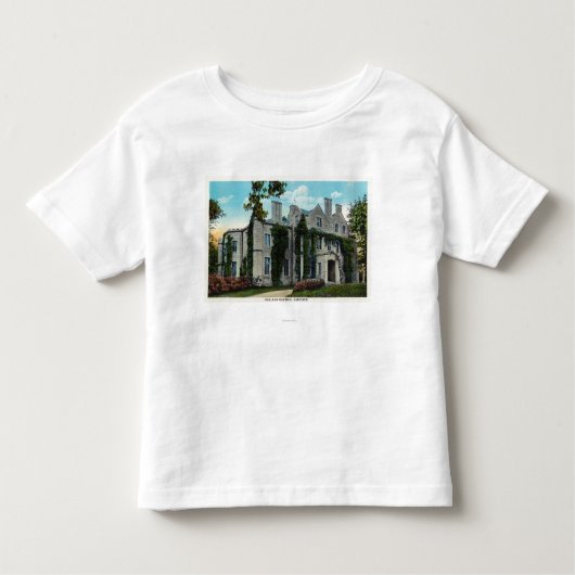 Buiten Uitzicht van de Oakland Mansion Kinder Shirts (Voorkant)