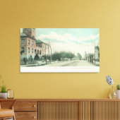 Buiten Uitzicht van de openbare bibliotheek op San Canvas Afdruk (Insitu (Woonkamer))