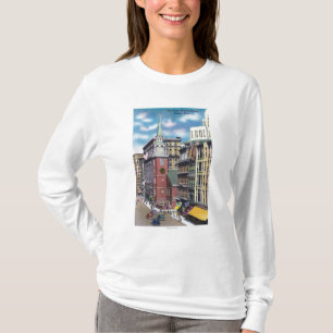 Buiten Uitzicht van de Oude bijeenkomst van de Sou T-shirt